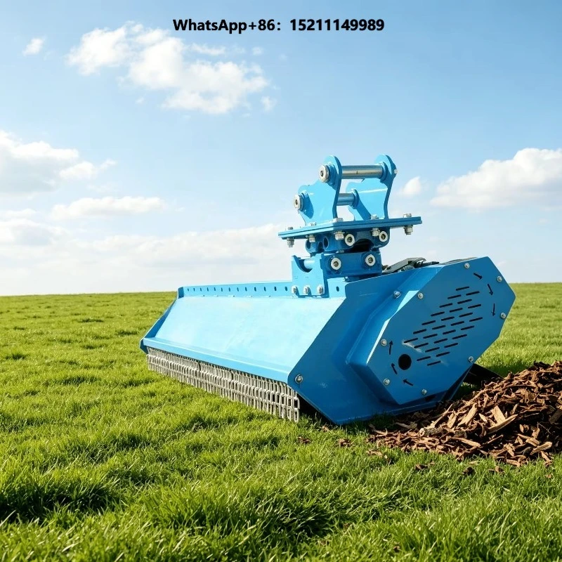 All Models Small Excavator Fit Rotatable Hydraulic Grass  Mower Machine