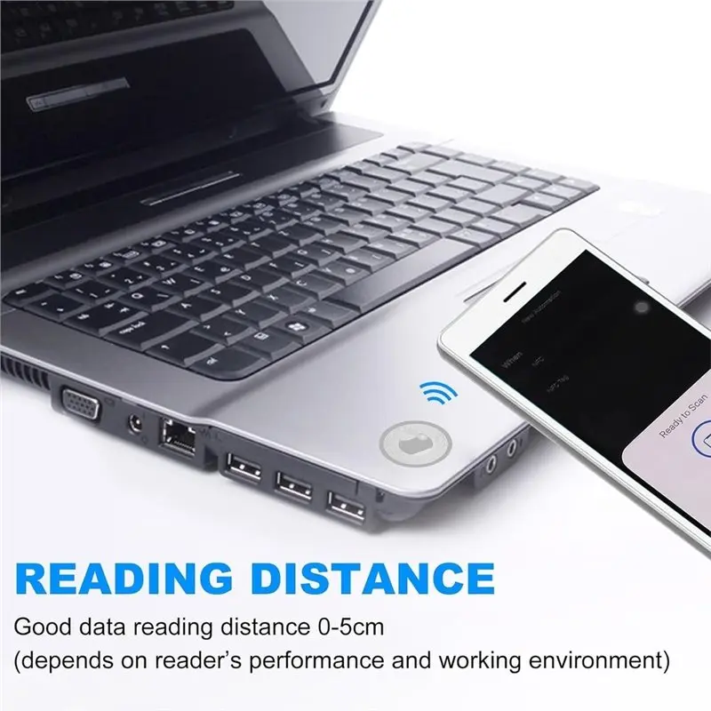 A24U Round Tags Stickers-Blank, Adhesive Labels, RFID Tags, Rewritable, 100 PCS NTAG213 Chip, 137 Bytes Memory