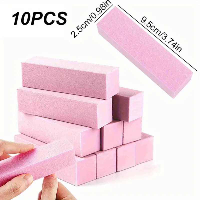22Pcs/lot Professional Nail Files Manicure Set Polishing Sanding Buffer File Pedicure Tools Cuticle Pusher Manicure Tool