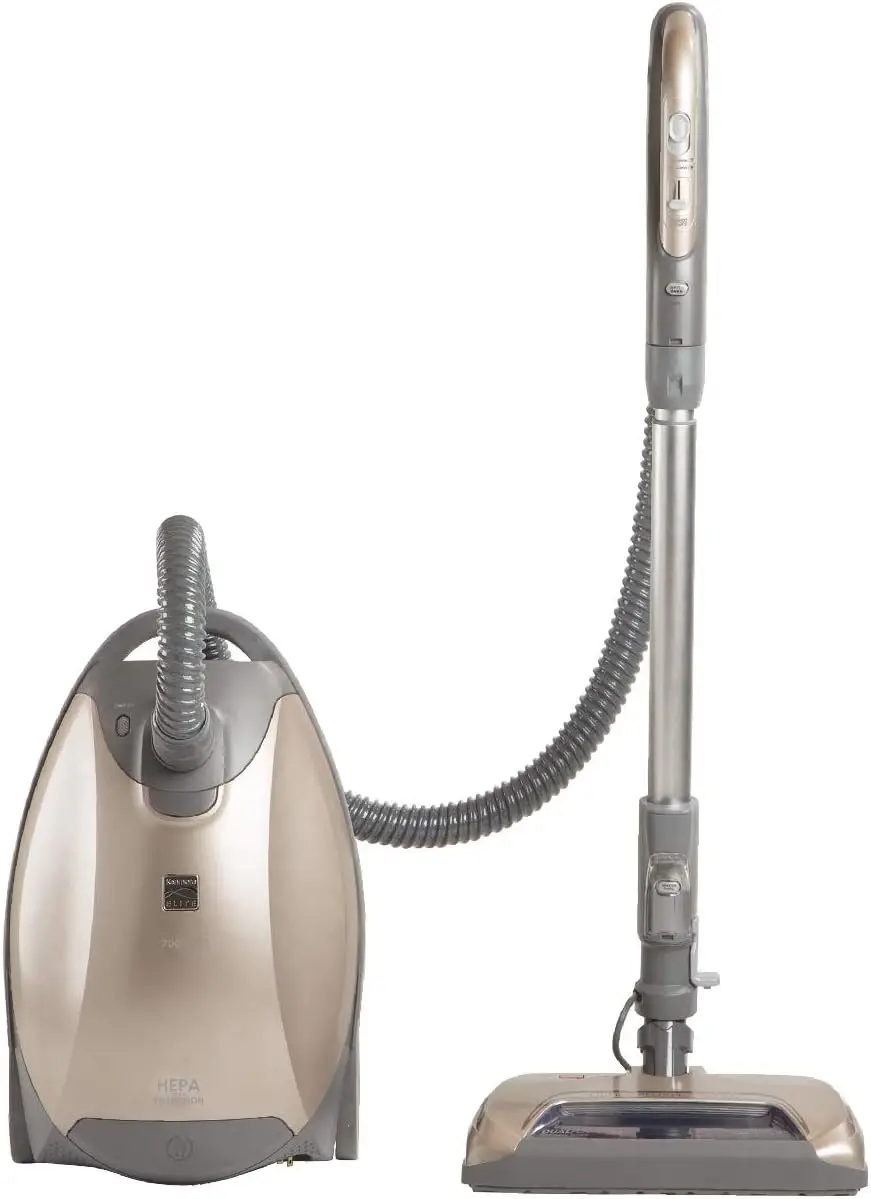 

Ultra Plush Lightweight Bagged Canister Vacuum with Pet PowerMate, HEPA, Extended Telescoping Wand,