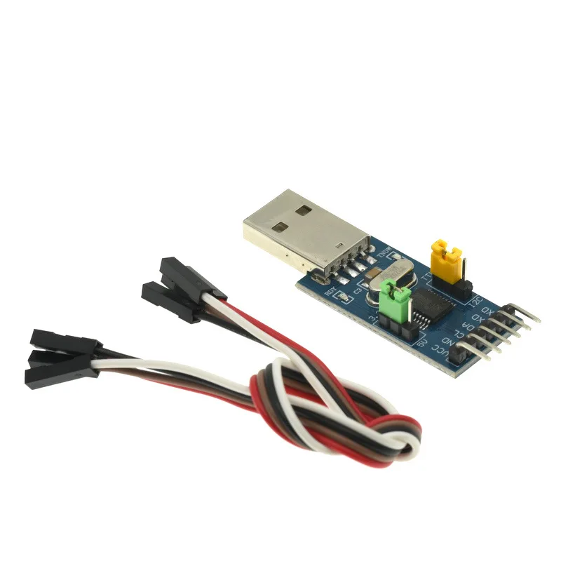 CH341T 2-in-1-Modul 3,3V 5V USB zu I2C IIC UART USB zu TTL Einzelchip-Serieller-Port-Downloader – Detail 2