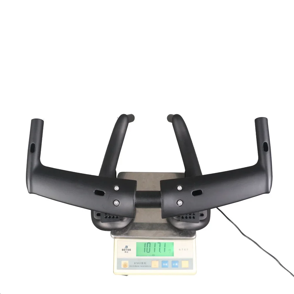 ألياف الكربون الترياتلون الوقت محاكمة الدراجة المقود TT106 مع 10 درجة 15 درجة اقتران 420 مللي متر عرض TT بار #5