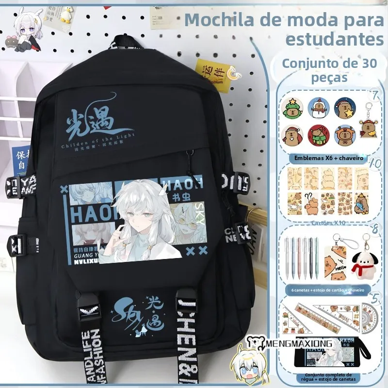 zaino-scolastico-light-magic-unisex-per-studenti-delle-elementari-borsa-esteticamente-gradevole-a-doppia-spalla-stile-cartone-animato-impermeabile-in-nylon
