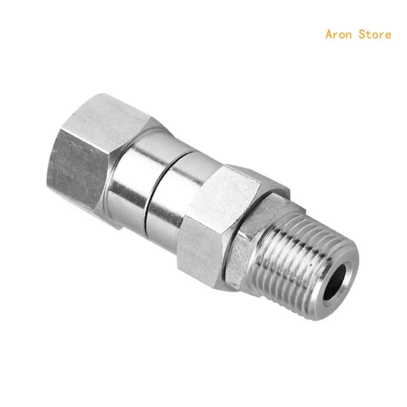 Durable Quick Connector Rustproof Kink 3/8'' NPT Male Thread Fitting Joint for Pressure Washer Hose Fitting H3CF