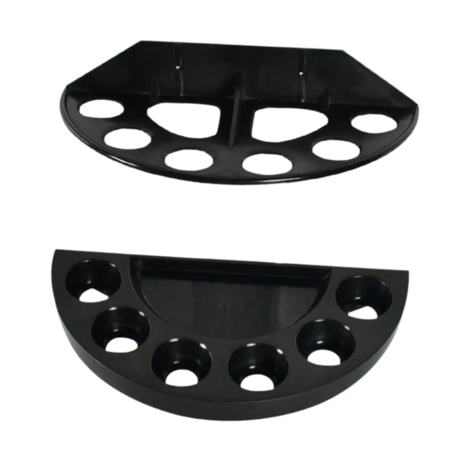 Billiard Cue Rack Wall Mount Traditional Supplies Semi Circle Stand Holds 6 Sticks for Pool Accessories