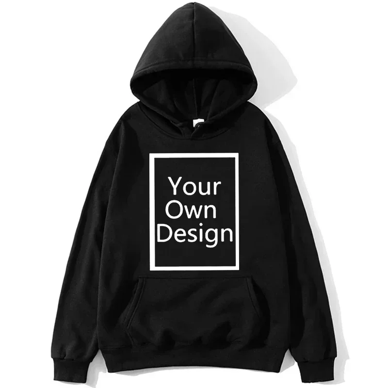 

New Style Student Custom Printed Text DIY Hoodie Warming and Thickening Hoodie Customized Logo Personalized Hoodie