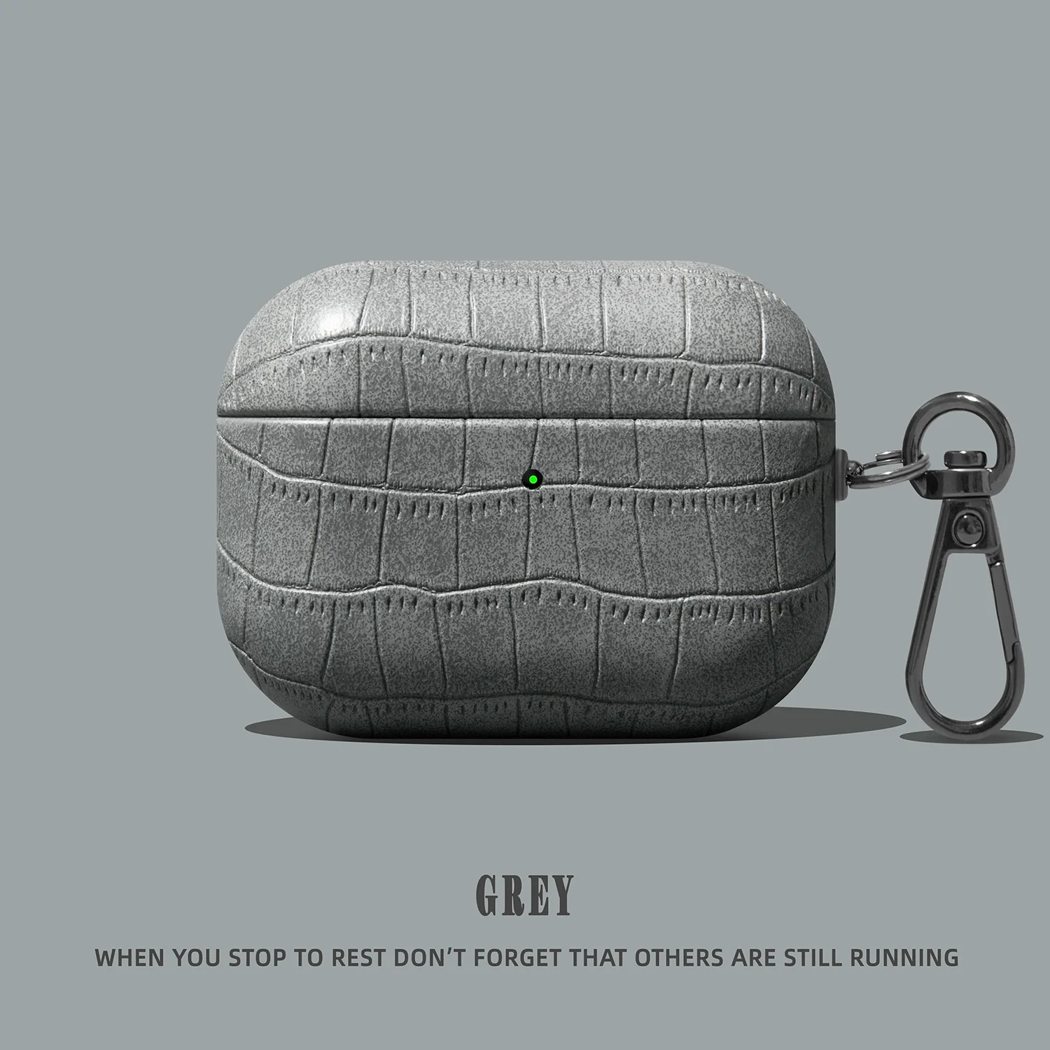 Genuine Leather For AirPods Pro3 Case AirPods 1 2 3 cover Bluetooth Earphone Accessories Crocodile Pattern Leather With Buckle ﻿