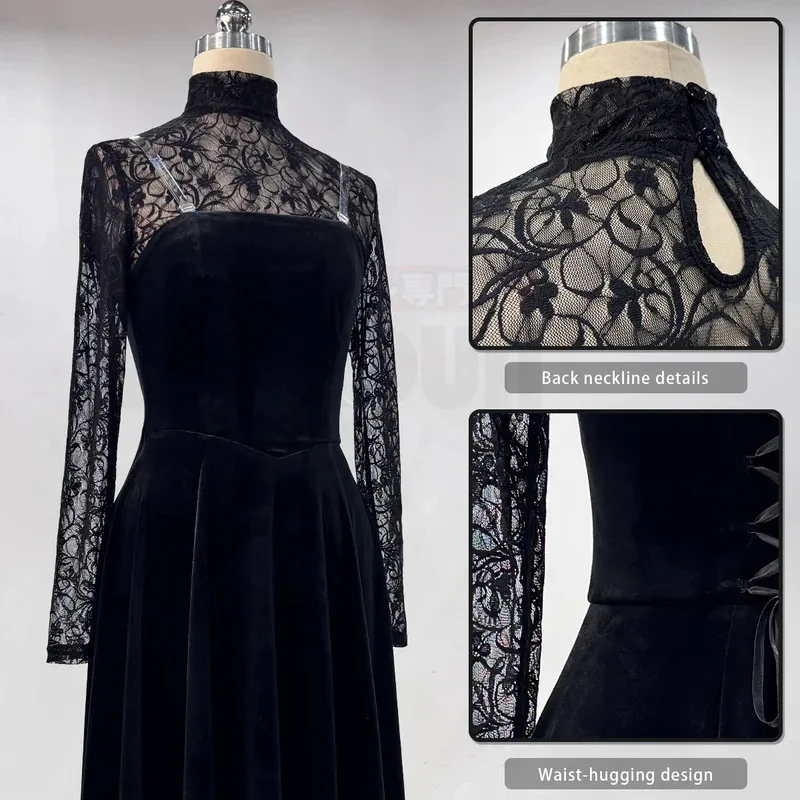 

День Сакамото, аниме, Осараги, ЗАКАЗ, карнавальный костюм, длинная кружевная рубашка, черное платье, вуаль, повседневная одежда, подарок для конвенции 6;d'3,h'7.b;