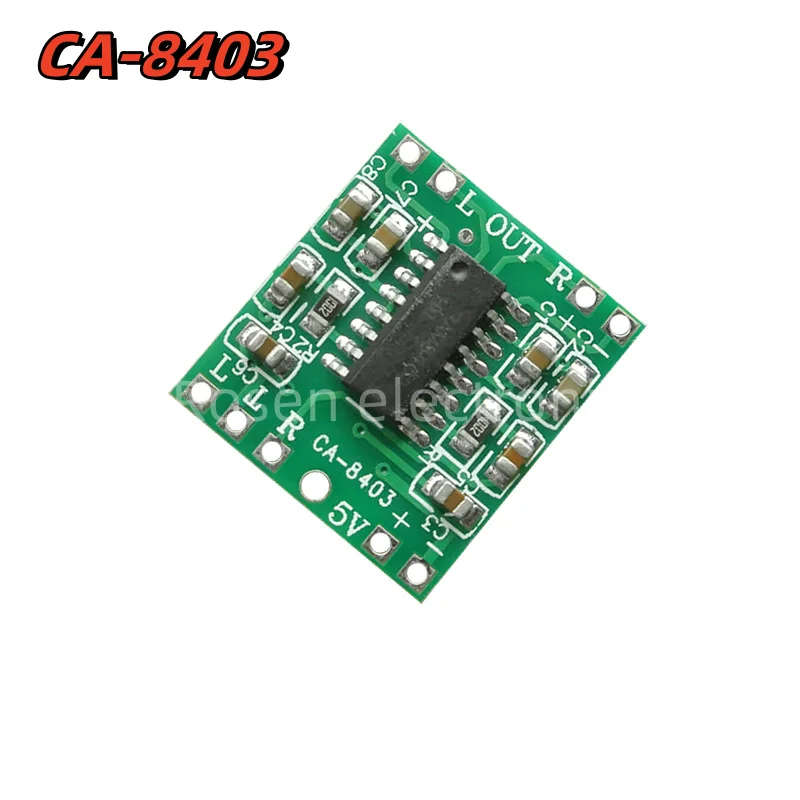 CA-8403 CA-8403S CA-8403B 5V 5W Sound Board Small Digital Amplifier Board 6w D Class Power High Efficiency Amplifier Audio Board