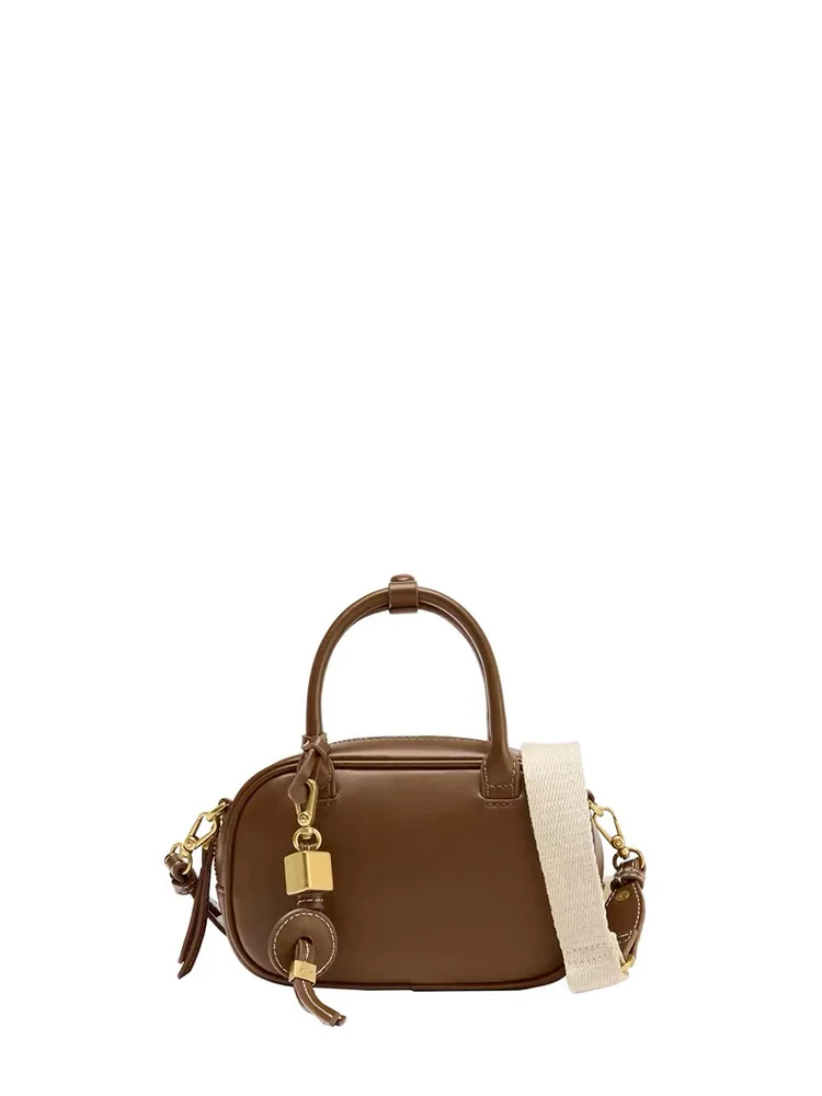 

Wide Strap Women's Vintage Crossbody Bag Summer Tote Ladies Luxury Handbags Small Boston Bags For Female