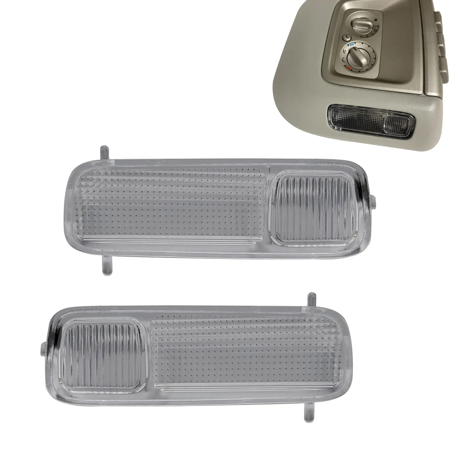 For 2003-2006 Ford Expedition Lincoln Navigator Overhead Dome Light Lamp Lens L&R