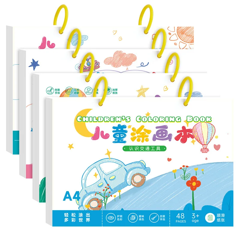 3-6 leeftijden kinderkleuring kalligrafie schilderij notitieboekje kleuterschool graffiti kleurboek tekenboek