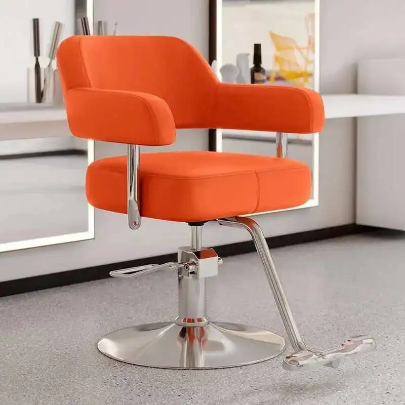 

Electric Aesthetic Offer Barber Barberia Chair Waiting Decoration Hairdresser Toilet Professional Armchairs Wheel Cut Hair Spa