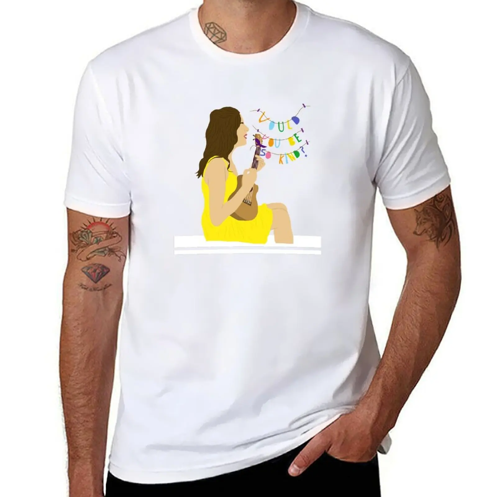 Dodie-Camiseta "You would be so kind", camisetas gráficas para hombre, camiseta de marca de lujo 100% algodón para hombre