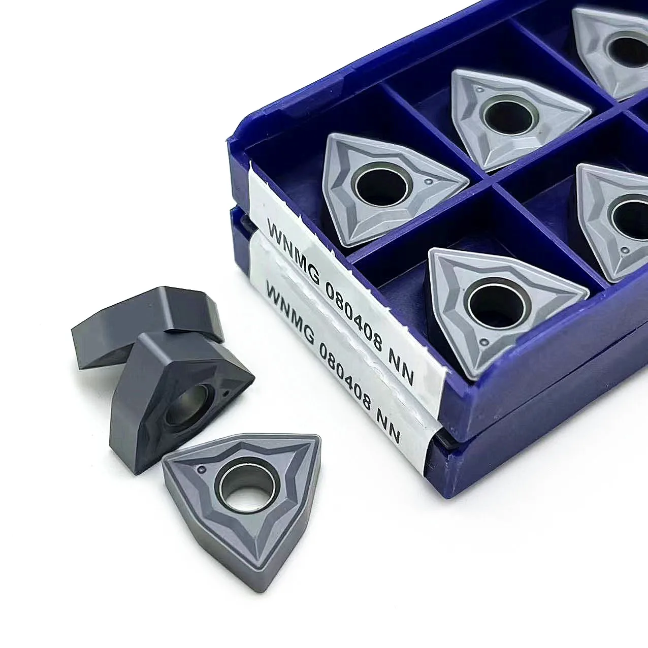 10PCS WNMG080408 NN LT10 PVD Carbide Insere ferramenta de torneamento externo inserir alta qualidade Ferramentas De Corte WNMG080404 NN LT10