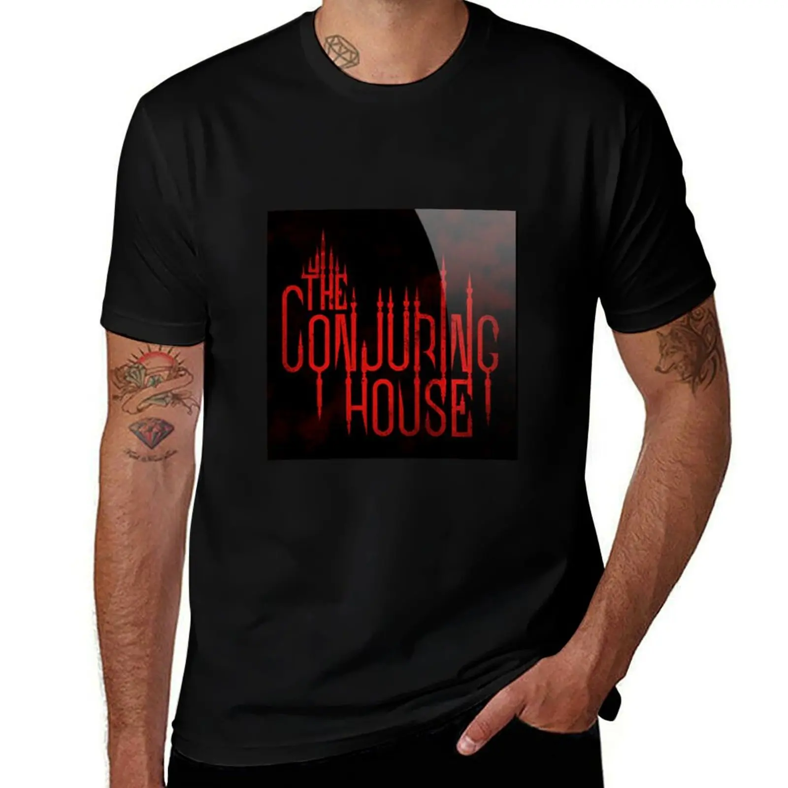 

The conjuring house T-Shirt man t shirt cotton man t shirt graphic T-Shirt
