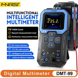 DMT-99 cyfrowy multimetr FNIRSI 9999 liczy inteligentny profesjonalny Tester 1000V 10A True RMS pojemność AC DC Ohm Hz