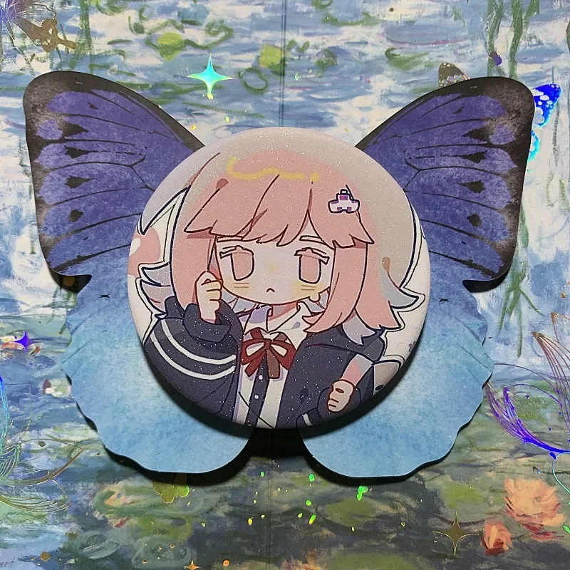 Danganronpa Trigger Happy Havoc Brooch Pin Cute Naegi Makoto Jewelry Kirigiri Kyoko Brooches for Women Junko Enoshima Accesorios