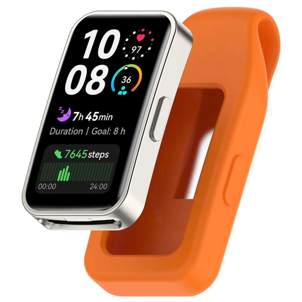 الصلب كليب غطاء من السيليكون استبدال المضادة للخدش مشبك حامل مكافحة خسر لينة واقية كم ل الفرقة 10 9 8