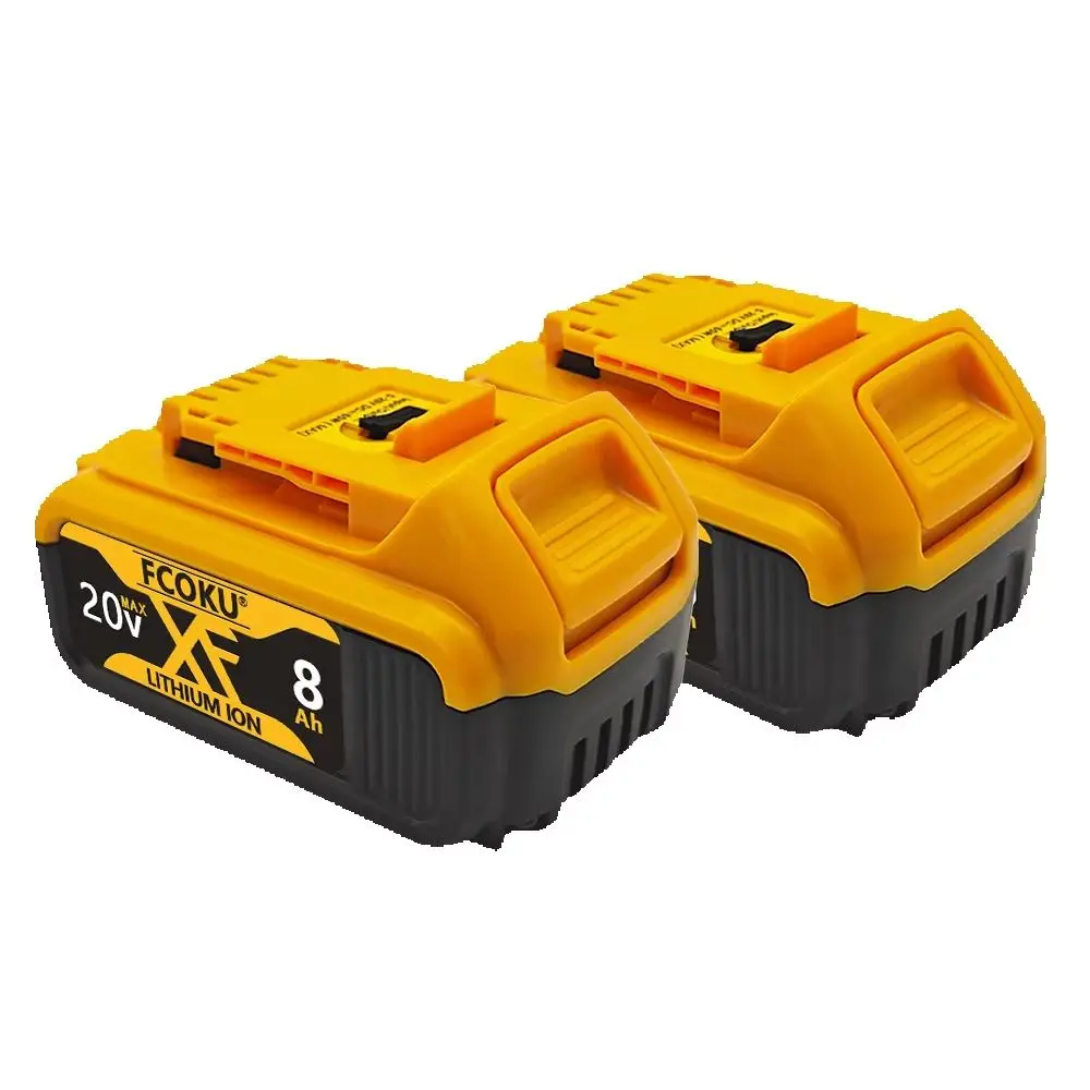 8.0Ah NEW 20V Rechargeable Original Batteries, For DCB184 DCB181,DCB182 DCB200 Replacement Batteries+Type-c Port