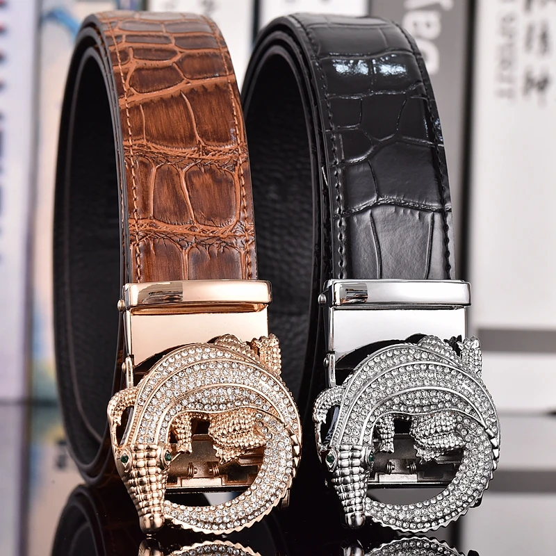 

3.3cm High Quality dermis Leather Men Belt Luxury Brand Designer Waistband Suit Jeans Formal Wear Famous Brand Belts