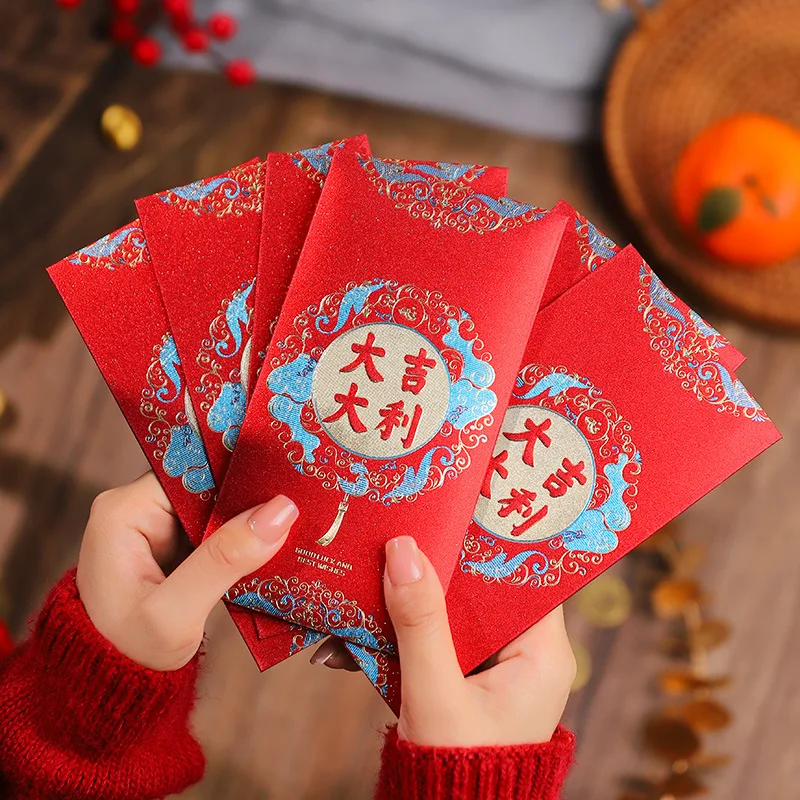 

36PCS Chinese New Year Envelopes Lucky Money Envelopes Red Packets HongBao for Spring Festival, Birthday Wedding