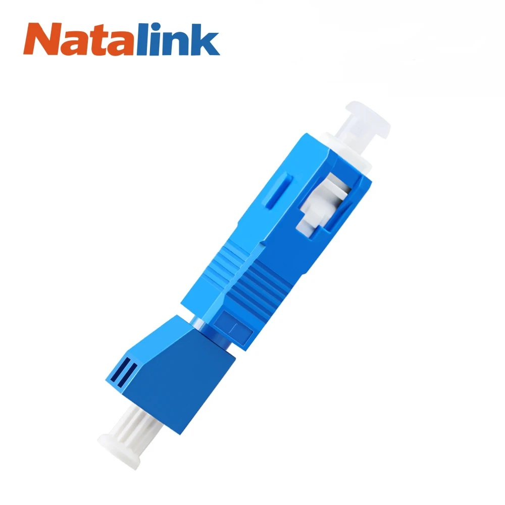 Natalink SC/UPC Male to LC/UPC Female Fiber Optic Connector FTTH Singlemode Adapter for Visual Fault Locator Optical Power Meter