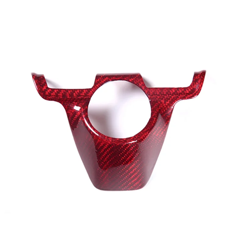 

For 911 2019-2022 Dry Carbon Fiber Car Headlight Switch Decorative Frame Sticker Interior Component ,Red