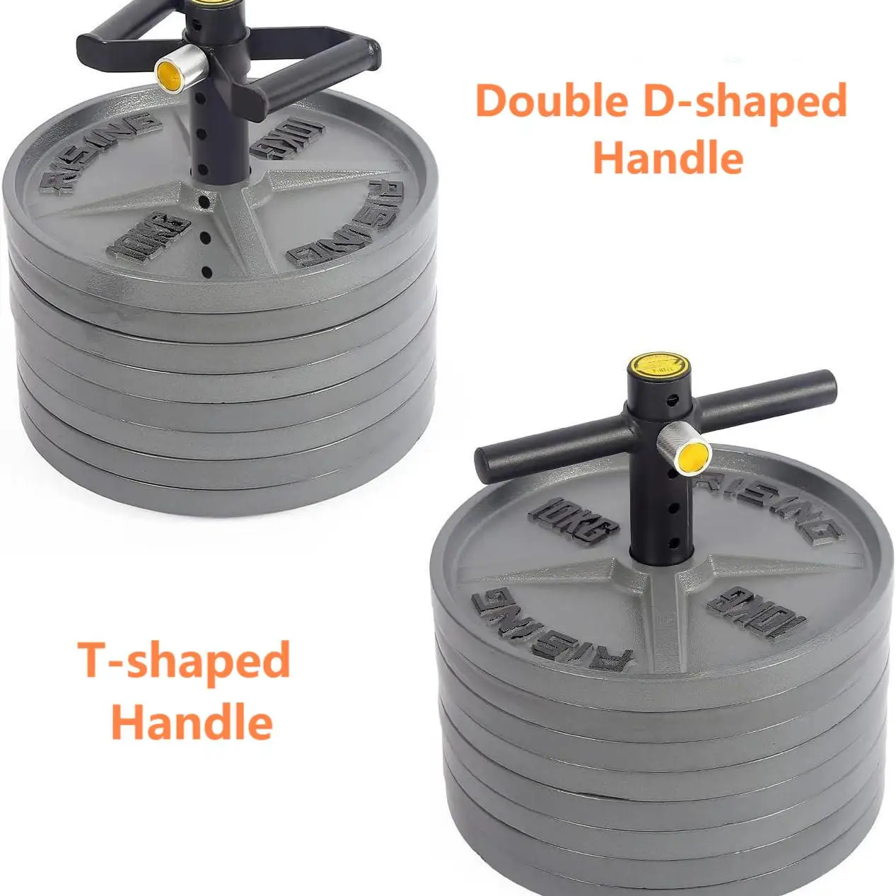 

Kettlebell Training Accessories T shaped Handle D shaped Handle Adjustable Squat Pull Hip Training Handle