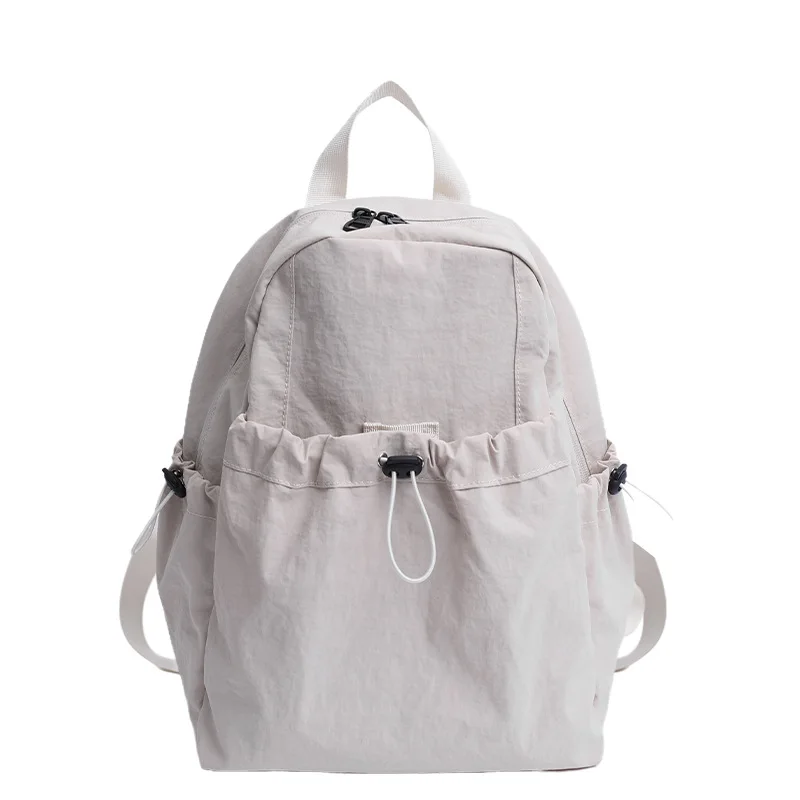 Lightweight Hiking Backpack Unisex Pure Color Mountain Climbing Bag Soft Oxford Cloth Material Casual Travel Reduction Load