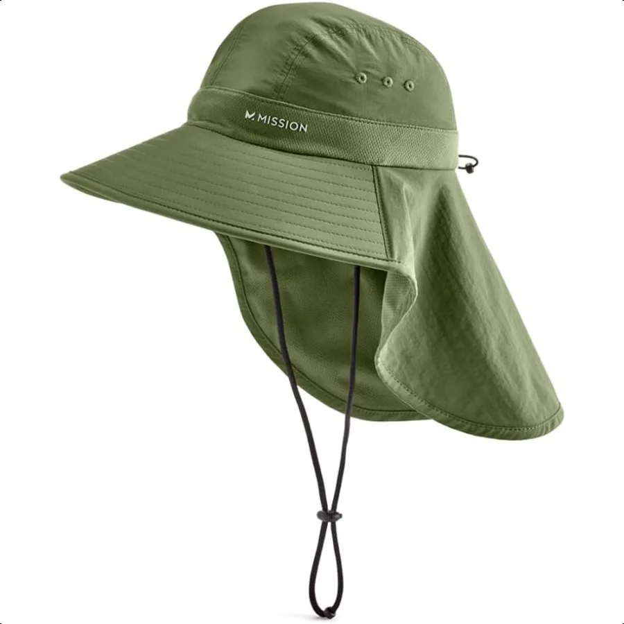 

MISSION Cooling UPF Sun Defender Hat Мужская и женская шапка для пеших прогулок, гольфа и рыбалки, технология активируется пота и воде