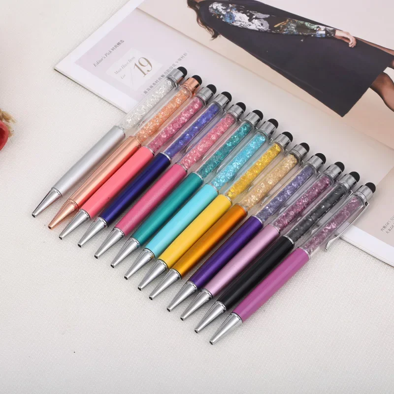 【Fast Delivery】Crystal 2 In 1 * Capacitive Stylus For Phone/Pad/Pc