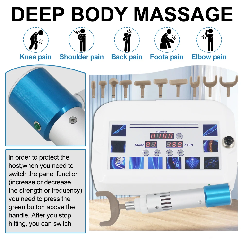 1800N أداة تعديل العلاج بتقويم العمود الفقري دليل التنشيط العلاج أدوات تصحيح العمود الفقري بندقية العلاج بتقويم العمود الفقري تعديل 10 رئيس