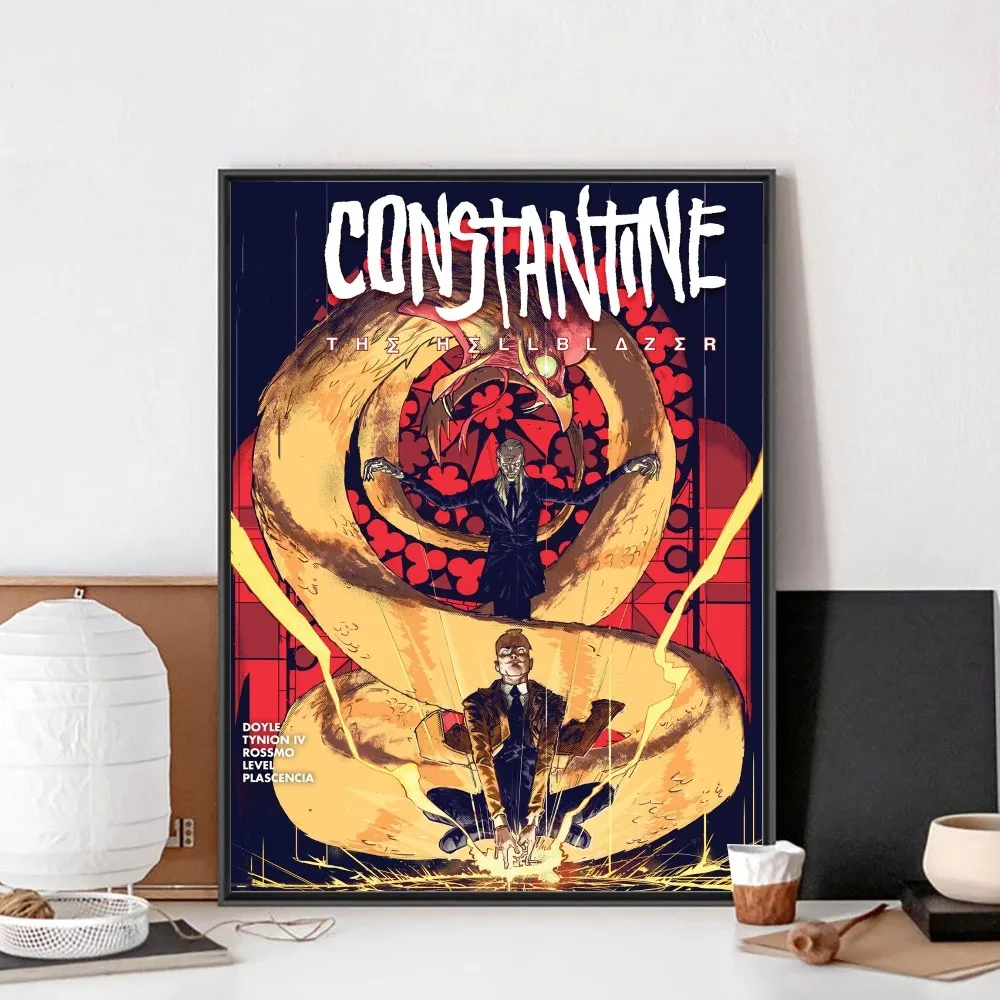 Constantine: The Hellblazer Poster No Framed Poster Kraft Club Bar Paper Vintage Poster Wall Art Painting Bedroom Study Stickers