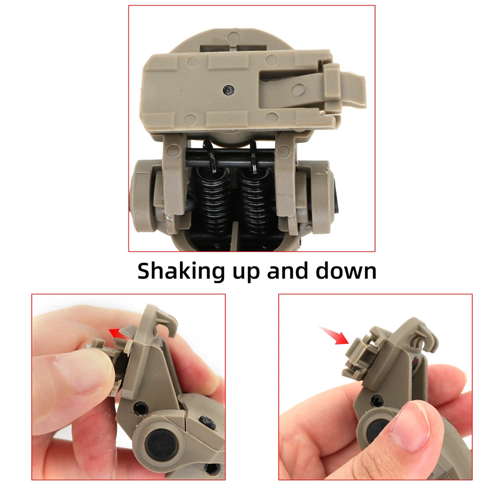 ARC Rail Adapter Accessory for Comta ii Comta iii Tactical Headset Hunting Shooting Headset Accessory
