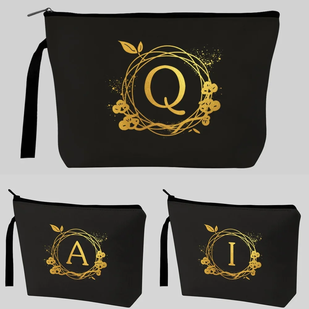 Makeup Bag Portable Makeup Bag Convenient Travel Makeup Bag Canvas Handbag Wreath Series 2026 New Edition