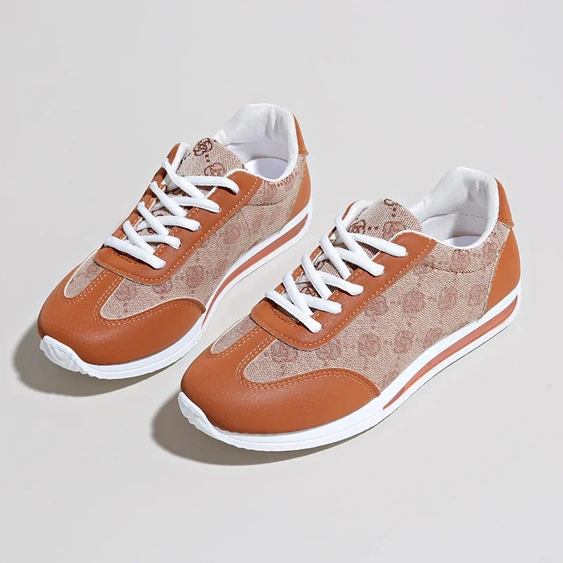 2024 Women's Summer New Fashion Print Designer  slip Flat Bottom Sports Shoes Outdoor Play Daily Comfortable Women's Shoes image 4