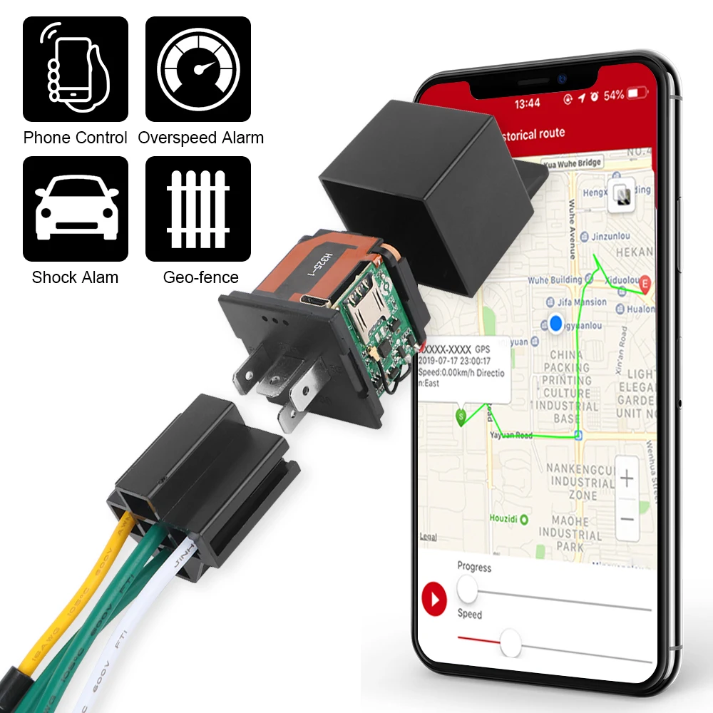 GSM GPS tracker Cut Off Fuel for Car Truck Motorcycle Realtime GPS Locator with Free Online Tracking APP Car Relay