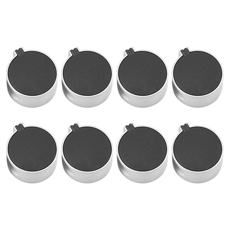 

【Must-Haves】6Pcs Stove Knobs Replacement 8 Mm D Shaft Control Switch Knobs For Cooker Oven Gas Hob Switches Adapters