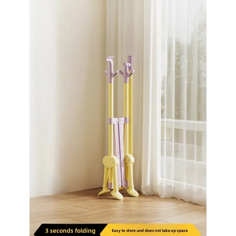 

Foldable Clothes Drying Rack Small Bay Window New Design Standing Balcony Home Room Hanging Clothes Organizer