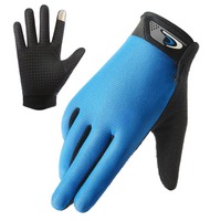 Summer Full Finger Fishing Gloves Men Long Touchscreen Men/Women's Fishing Gloves Breathable Mtb Fishing Gloves Winter Fishing