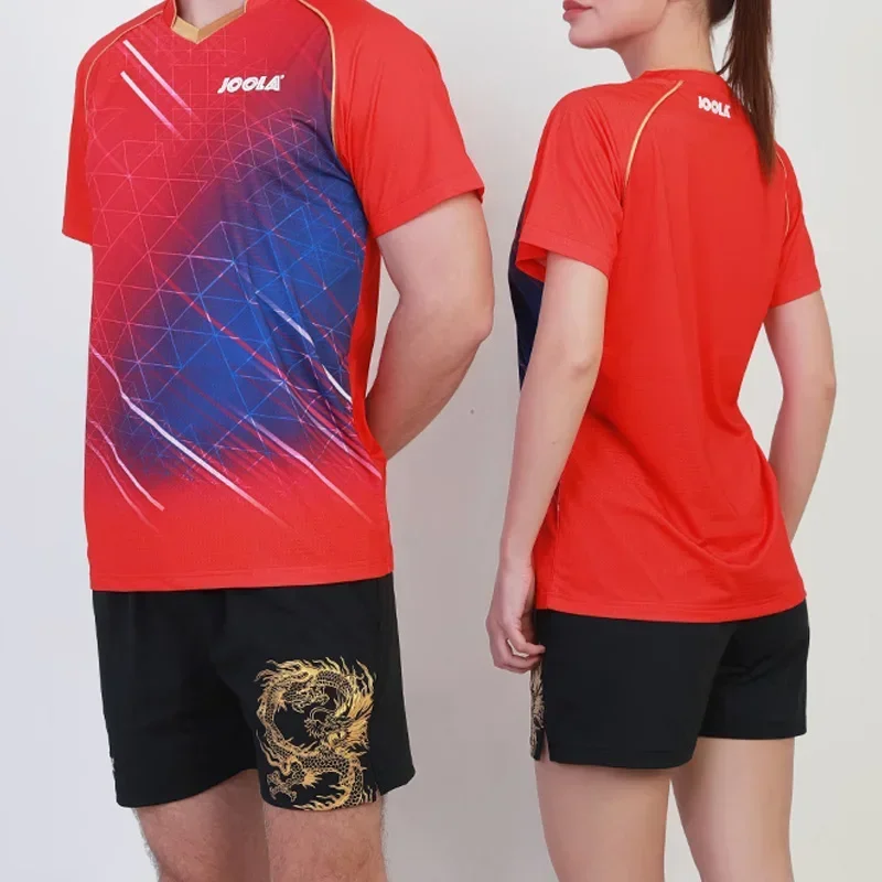 Original JOOLA Table Tennis Shorts Men Women Chinese Dragon Sports Shorts for Ping Pong Training Breathable and Comfortable