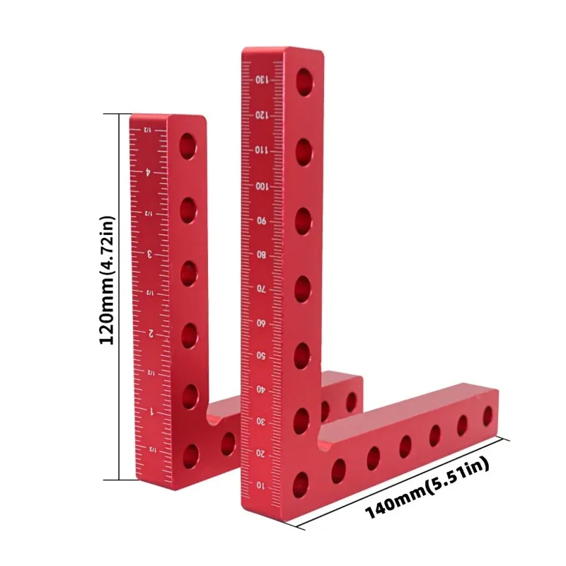 120/140mm 90 degree L-shaped fixed clamp panel woodworking clamping tool fixed clamp