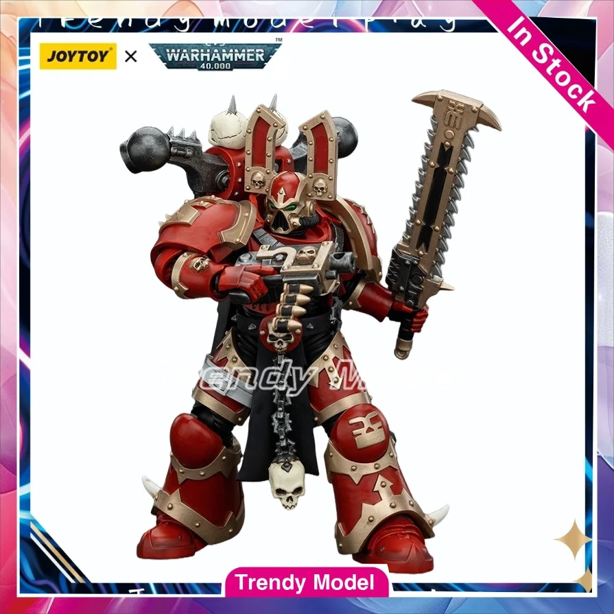 

【TM】 JOYTOY Warhammer 40K World Eaters Khorne Berzerker 6 1/18 Коллекционная фигурка-модель, игрушка, подарок