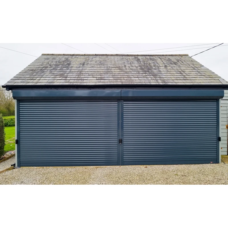 Custom Color Garage Roller Shutter Door With Anti-Theft Locking System Foam Filled for Residential House Villa