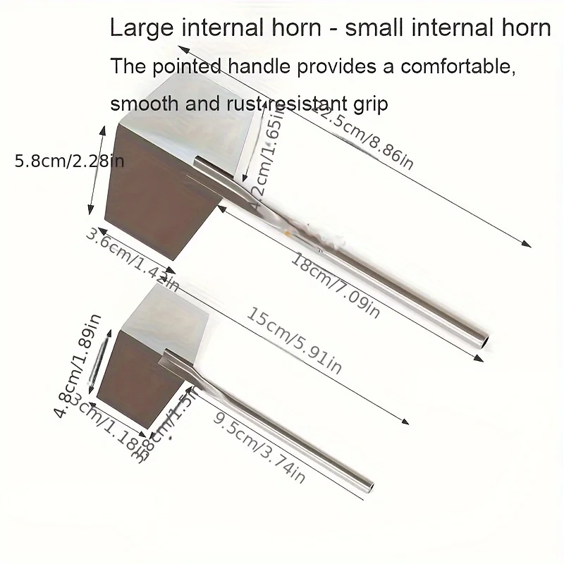 Stainless Steel Corner Trowel Internal External Wall Corner Putty Scraper For Drywall Gyprock Plasterboard Spatula Tools