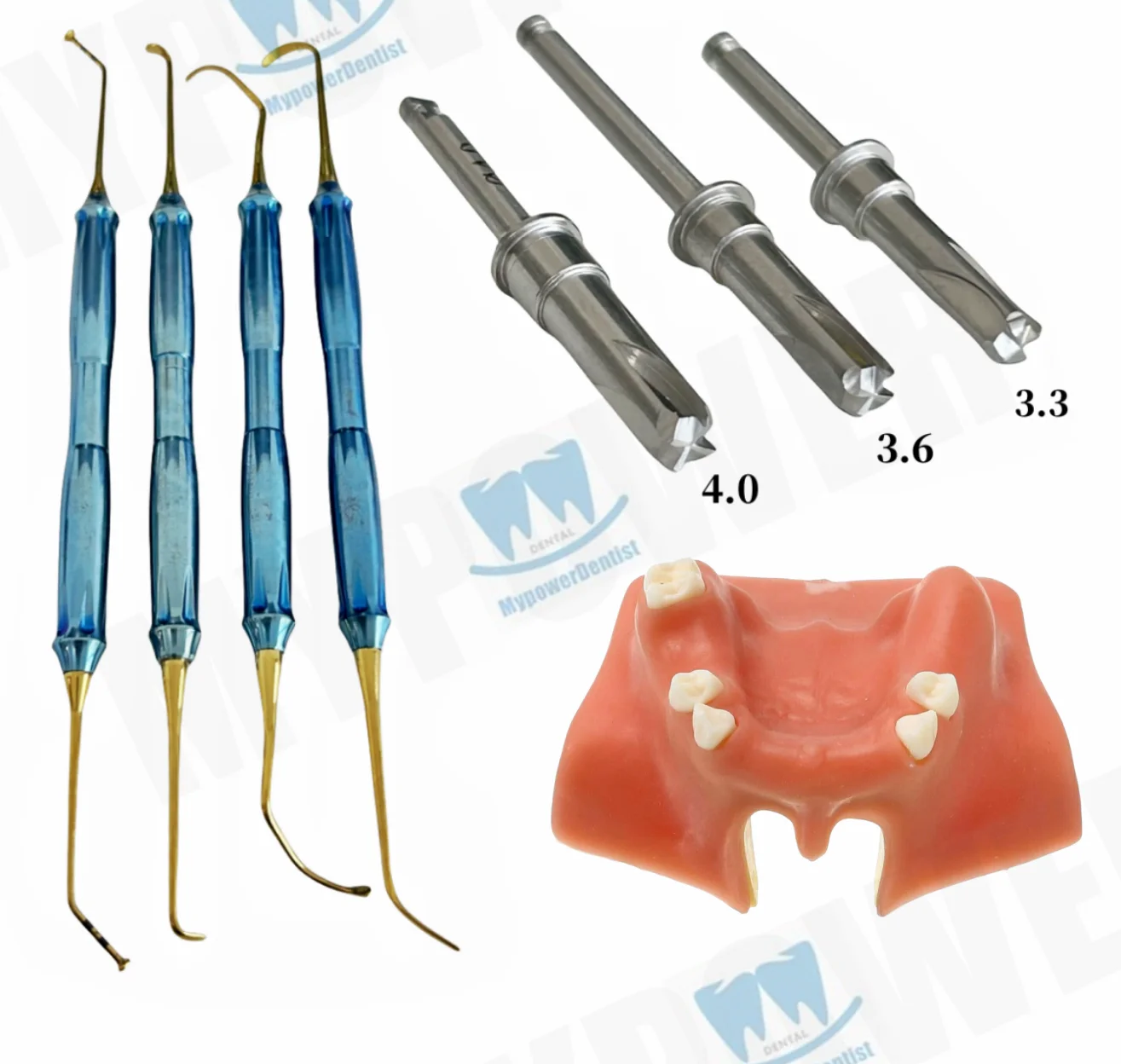 

Dental DASK Handle Sinus Lift Membrane Elevator Approach Lifting Tool CAS Drills