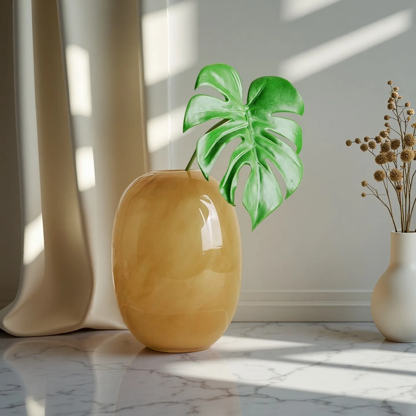 Premium big belly glass vase porch hydroponics small diameter flower ware home decoration