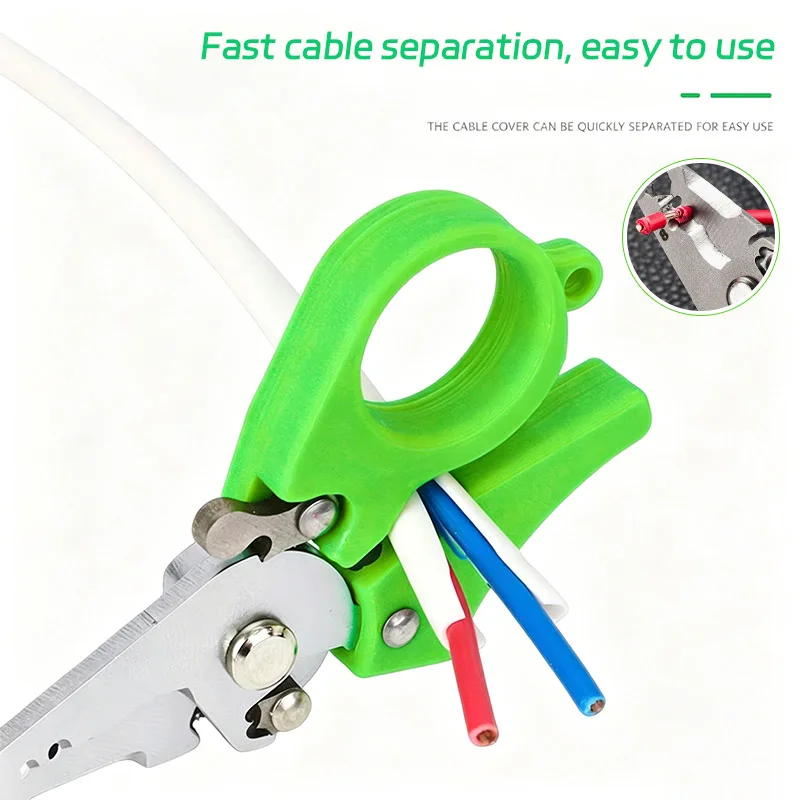 Mini Wire Strippers Pliers Multi-Function Pocket-Sized Splitting Wire Stripper Electrician Tools Cable Cutting Crimping Pliers