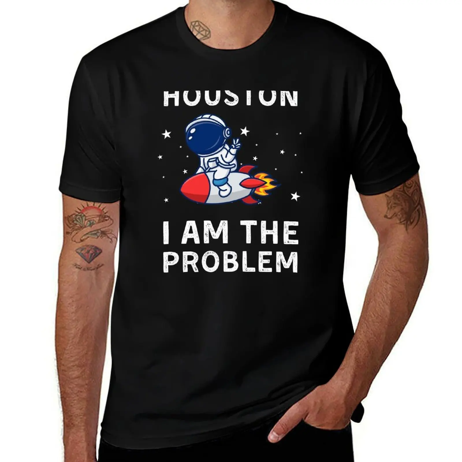 

funny casual humor man for shirts The t dark men Am casual shirts man Houston Problem shirt t T-Shirt t I